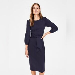 Boden Josephine Ponte Midi Dress